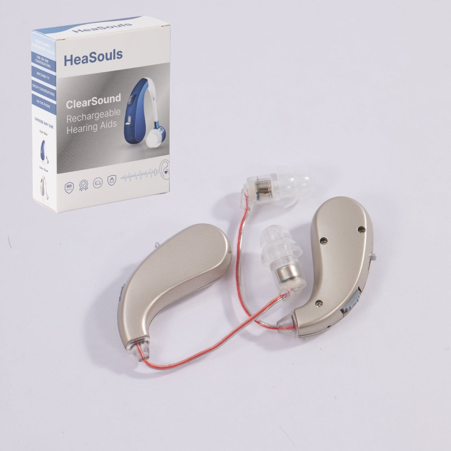 HeaSouls™️ ClearSound BTE Rechargeable Hearing Aids (Pair Of 2)