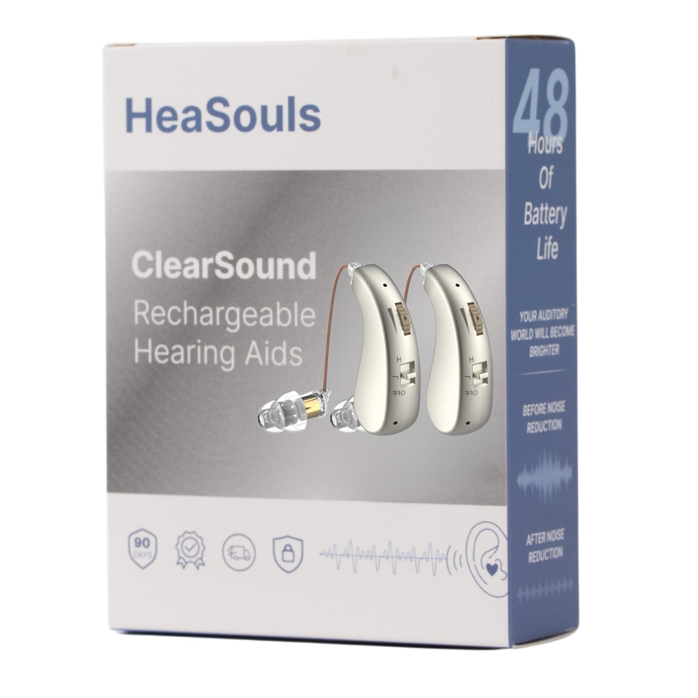 HeaSouls™️ ClearSound Hearing Aids BTE (Pair Of 2)