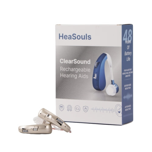 HeaSouls™️ ClearSound BTE Rechargeable Hearing Aids (Pair Of 2)