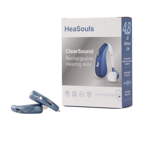 HeaSouls™️ ClearSound BTE Rechargeable Hearing Aids (Pair Of 2)