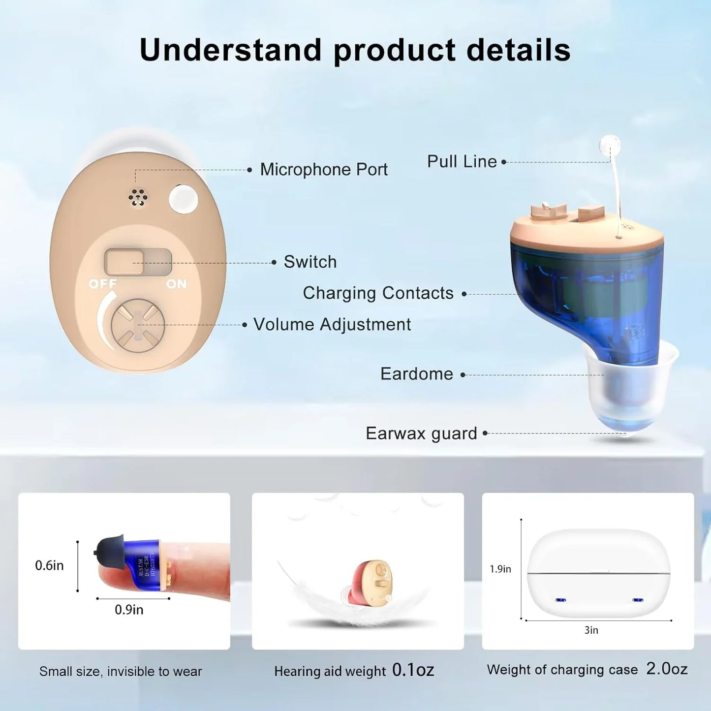 HeaSouls™ Invisible Hearing Aids CIC (Pair Of 2)