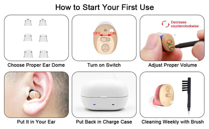 HeaSouls™ Invisible Hearing Aids CIC (Pair Of 2)