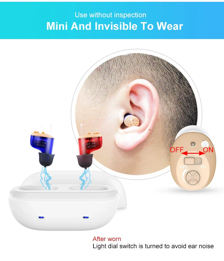 HeaSouls™ Invisible Hearing Aids CIC (Pair Of 2)