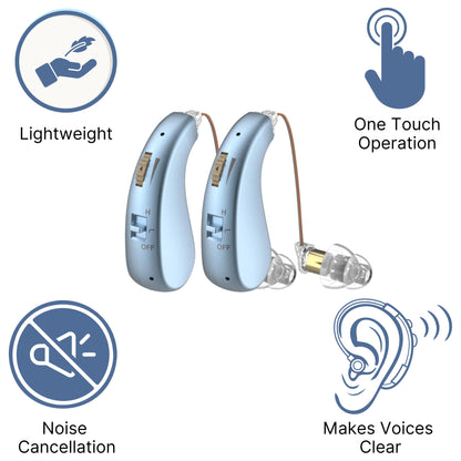 HeaSouls™️ ClearSound Rechargeable Hearing Aids (Pair Of 2)